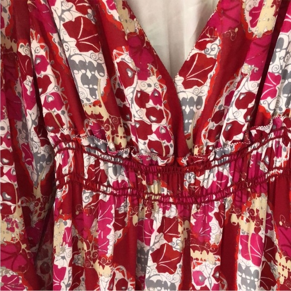 Chelsea & Violet Red Floral Dress - Picture 2 of 4